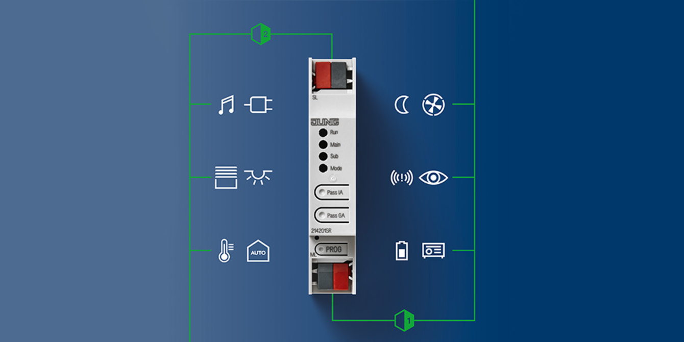 KNX Bereichs- und Linienkoppler bei Elektro Schertl GmbH in Edelsfeld